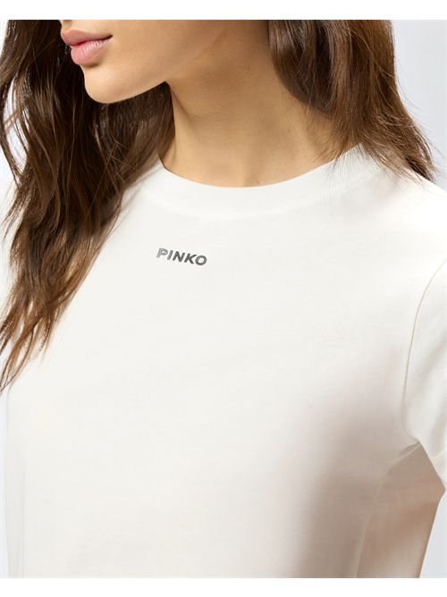 T-shirt con logo PINKO PINKO | 100373A34F/Z05